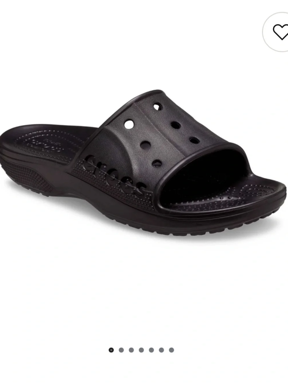 Crocs Baya II Adult Slides Sandals‎ Black womens 10 / Men’s 8 Beach Pool Summer